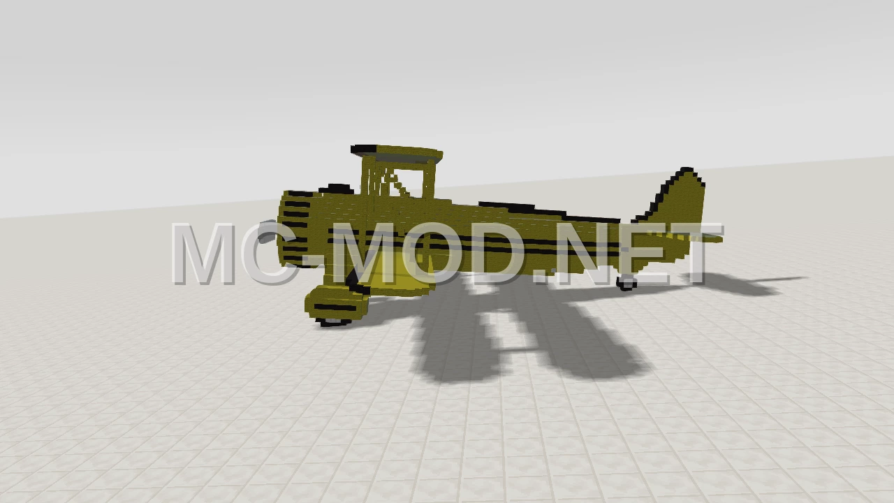 Yellow Biplane Aircraft