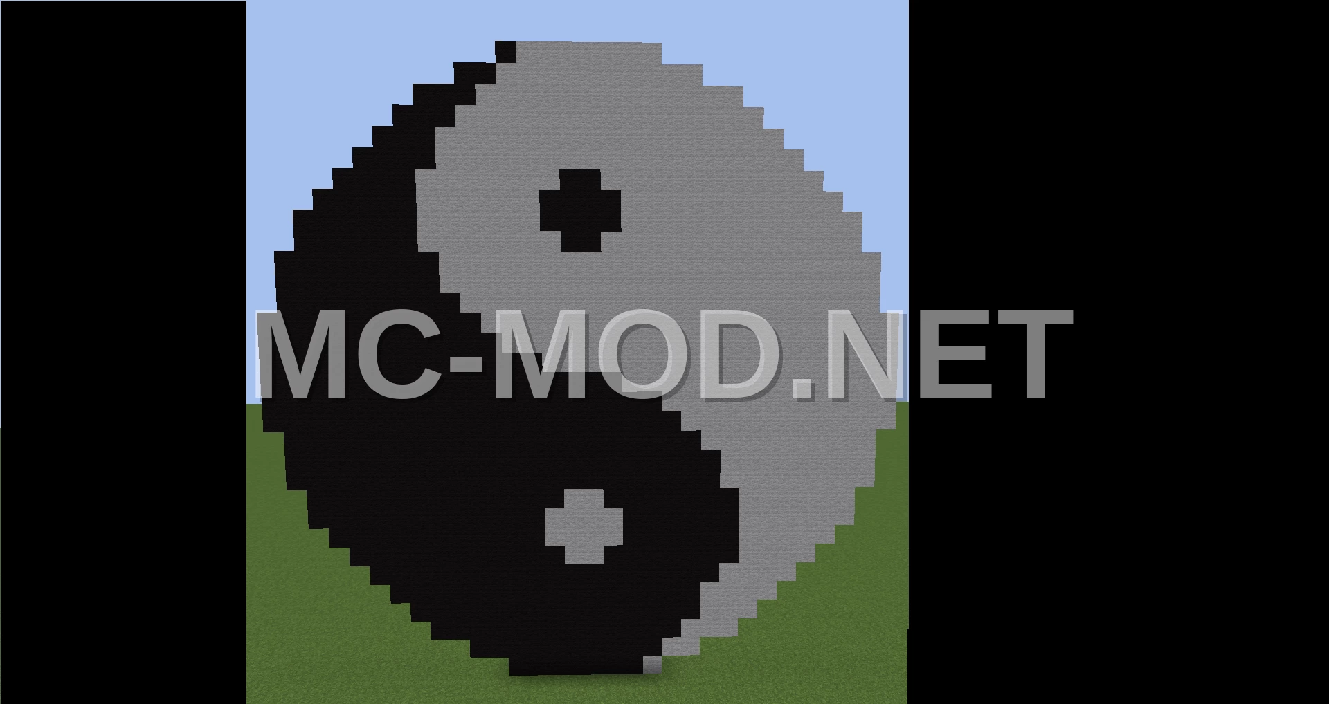 Yin and Yang Pixel Art