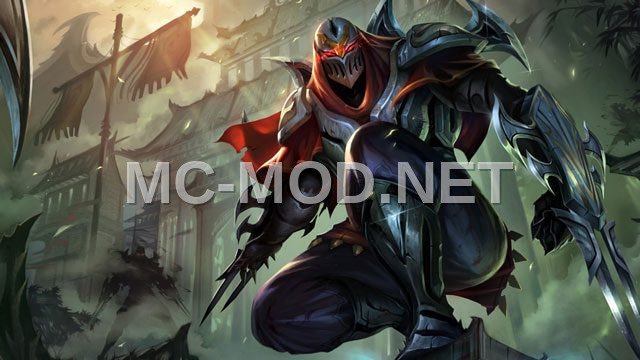 Zed League of Legends Pixel Art