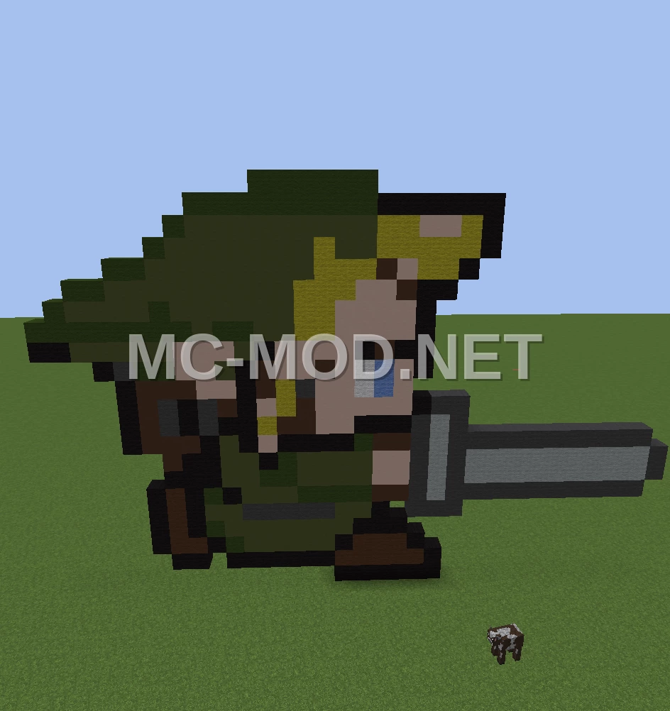 Zelda Link Pixel Art