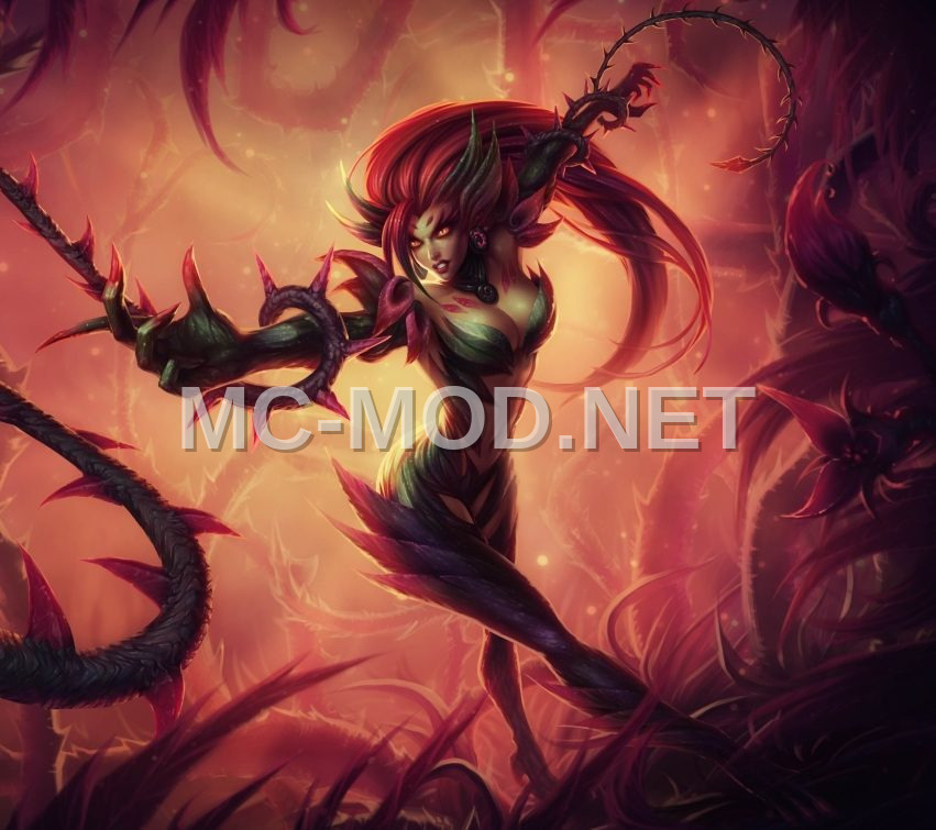 Zyra League of Legends Pixel Art
