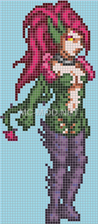 Zyra League of Legends Pixel Art