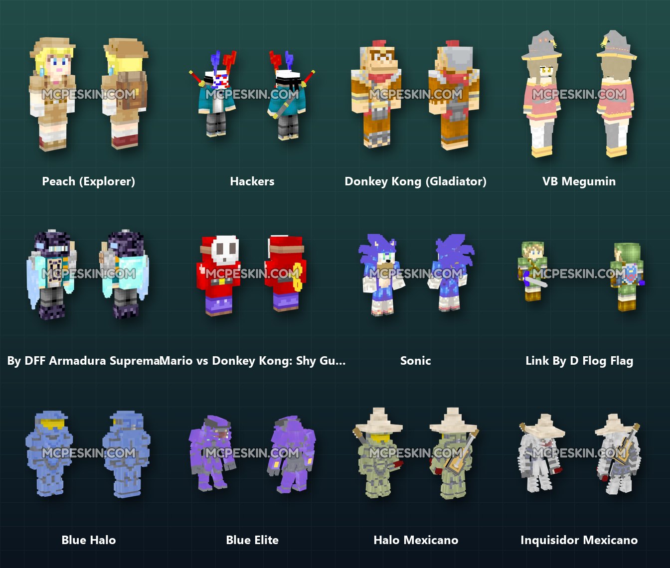 170+ 3D/4D Fantasy Skins Pack skins preview