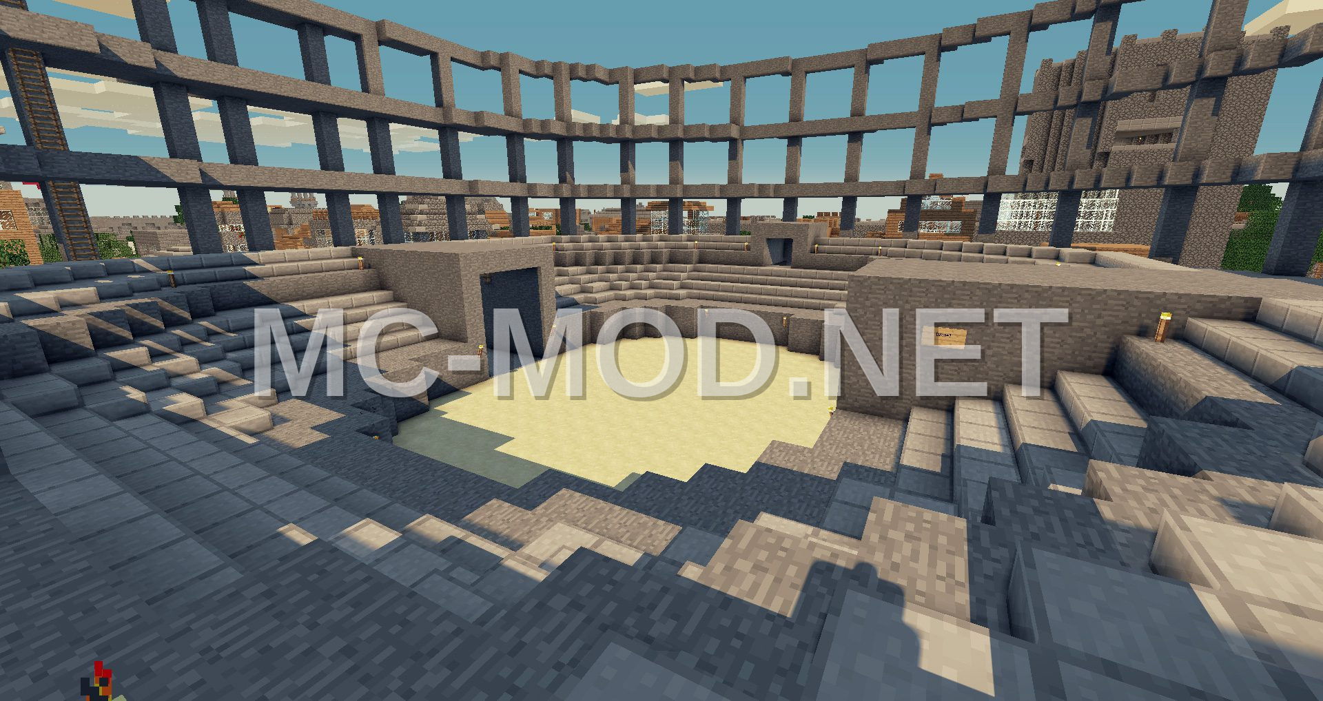 Ancient Roman Coliseum Arena