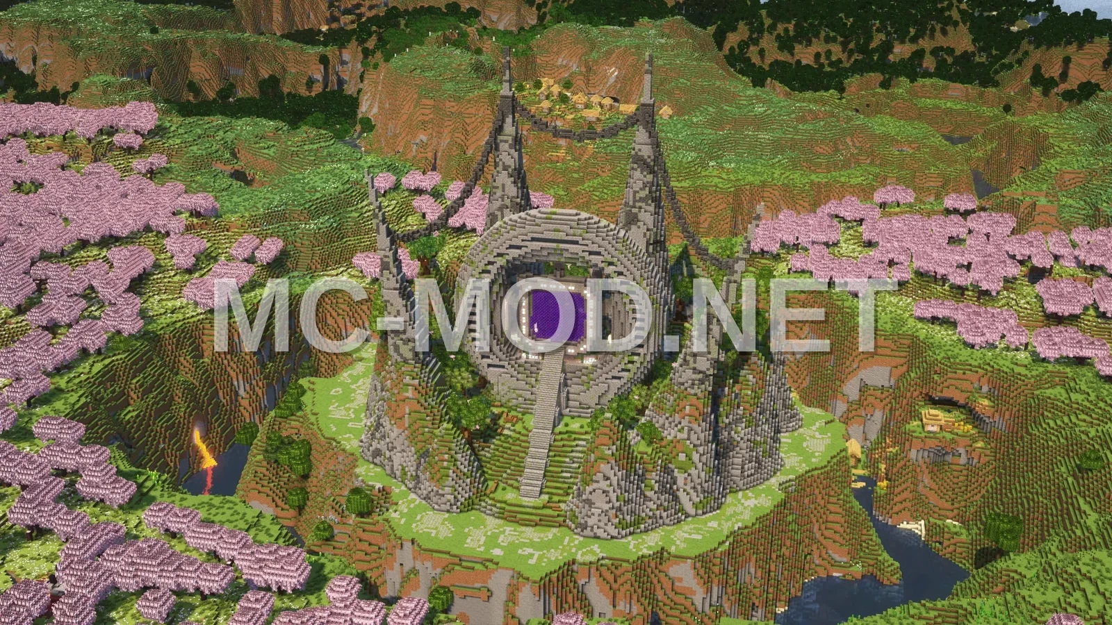 Cherry Blossom Nether Portal