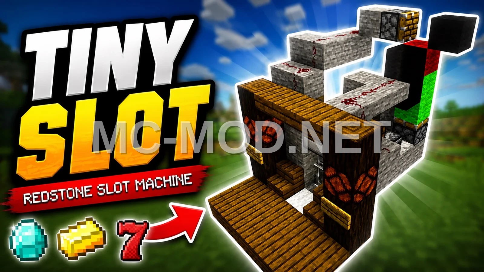 Compact Redstone Slot Machine