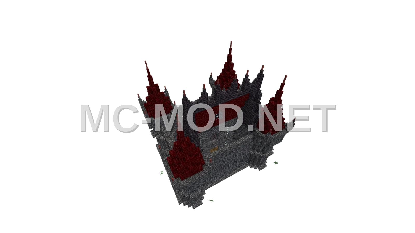 Gothic Castle – Deepslate & Blackstone Fortress