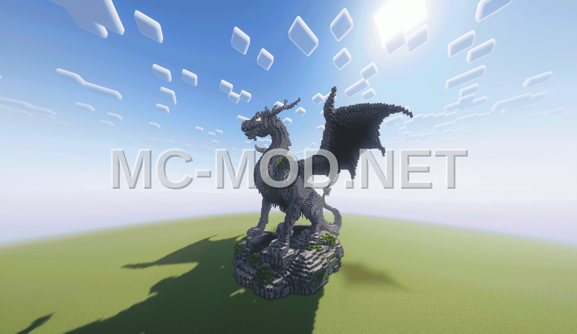 Imposing Dragon Statue for World Decoration