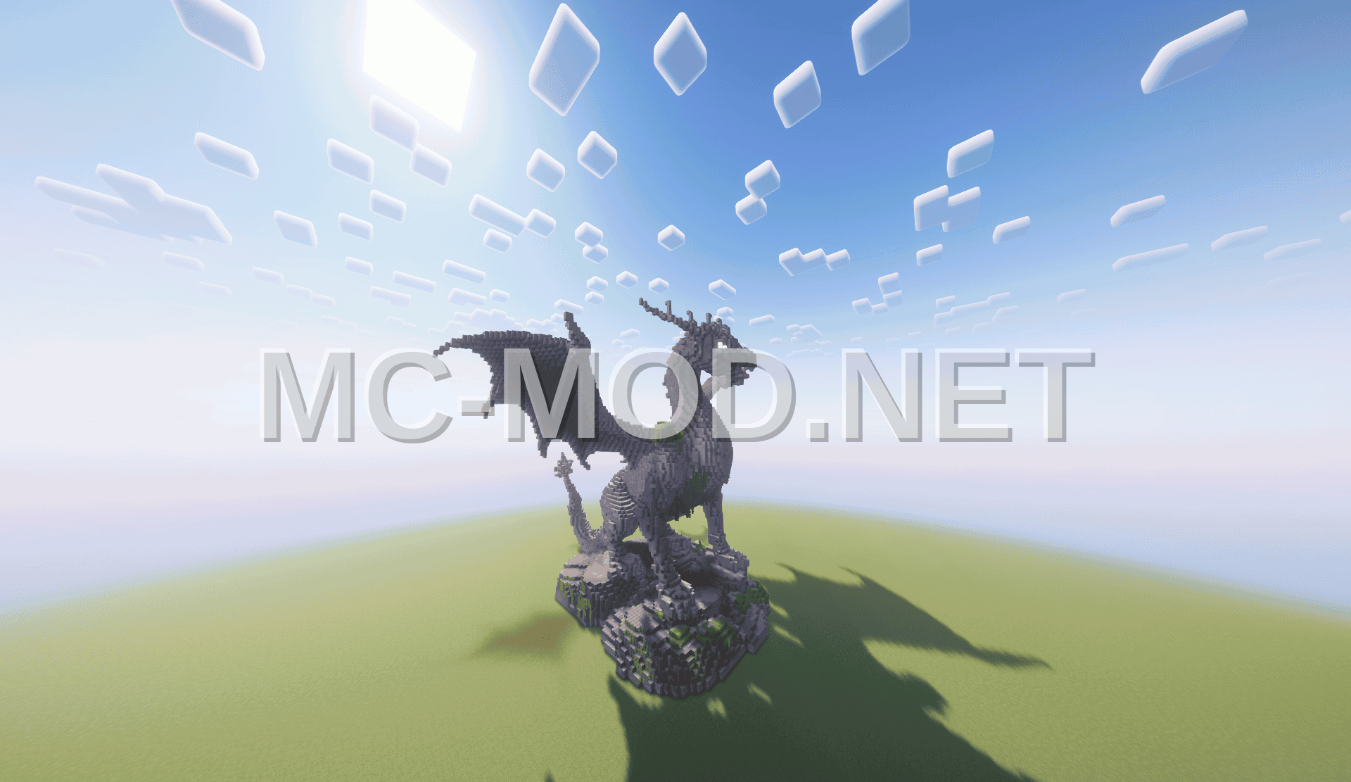 Imposing Dragon Statue for World Decoration