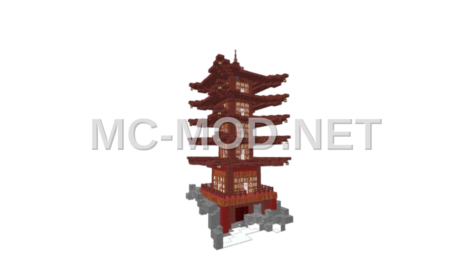 Japanese Pagoda Structure
