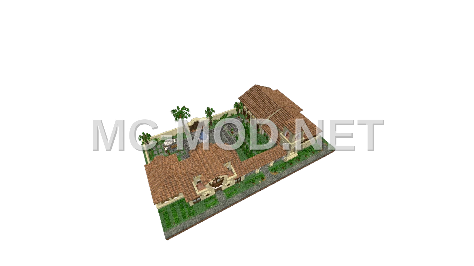 Mediterranean Courtyard House