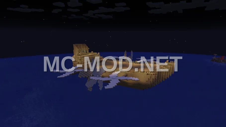Oak Plank Airship with Workshop