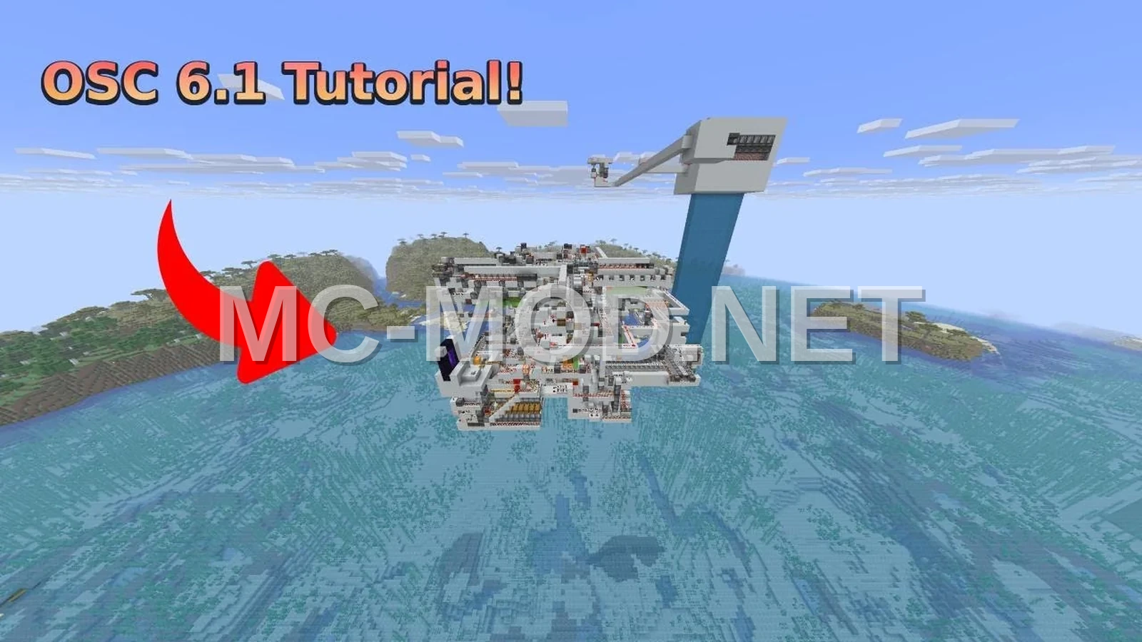 Orbital Strike Cannon Redstone Structure