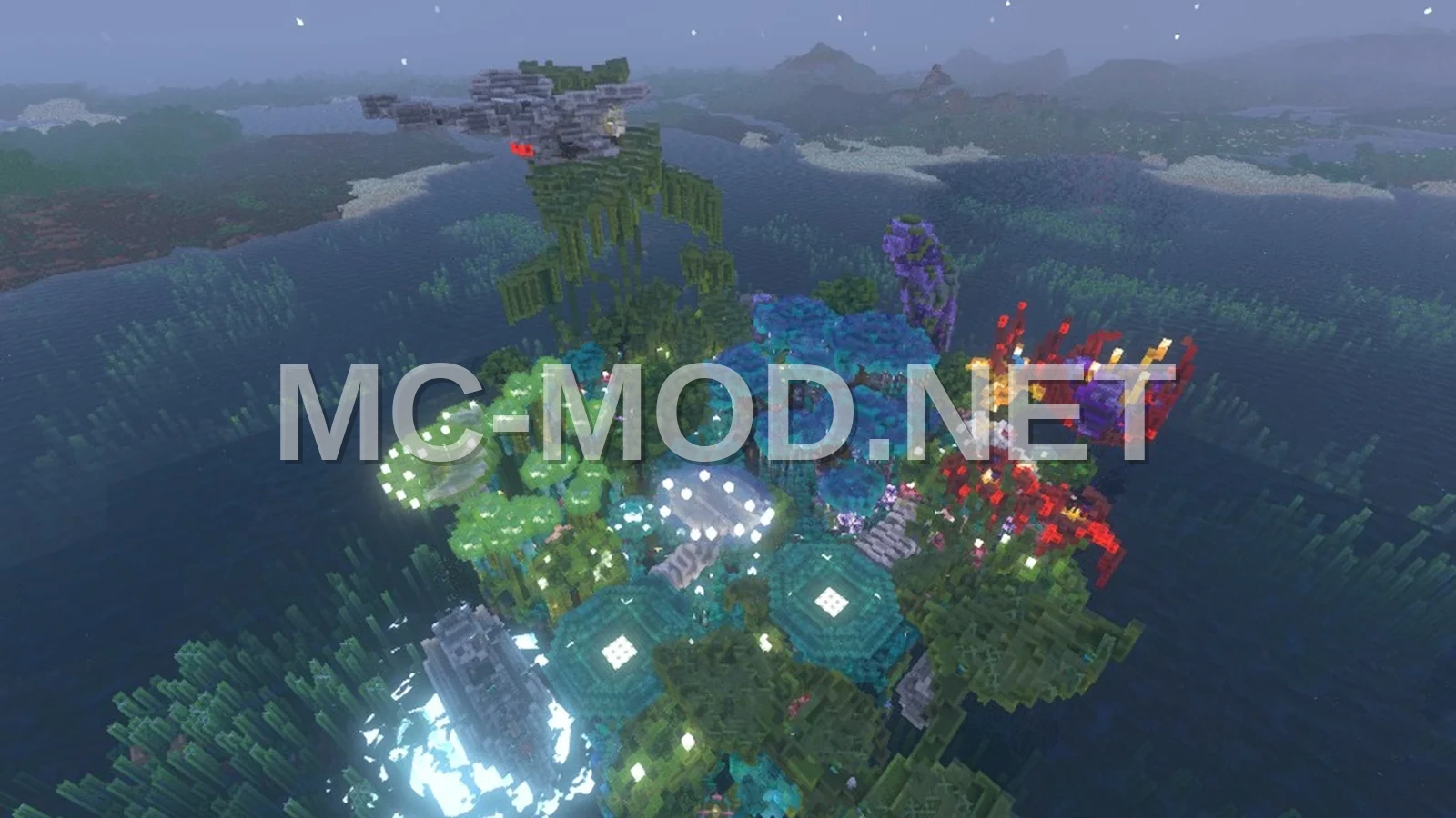 Pandora Island Base with Underground Survival