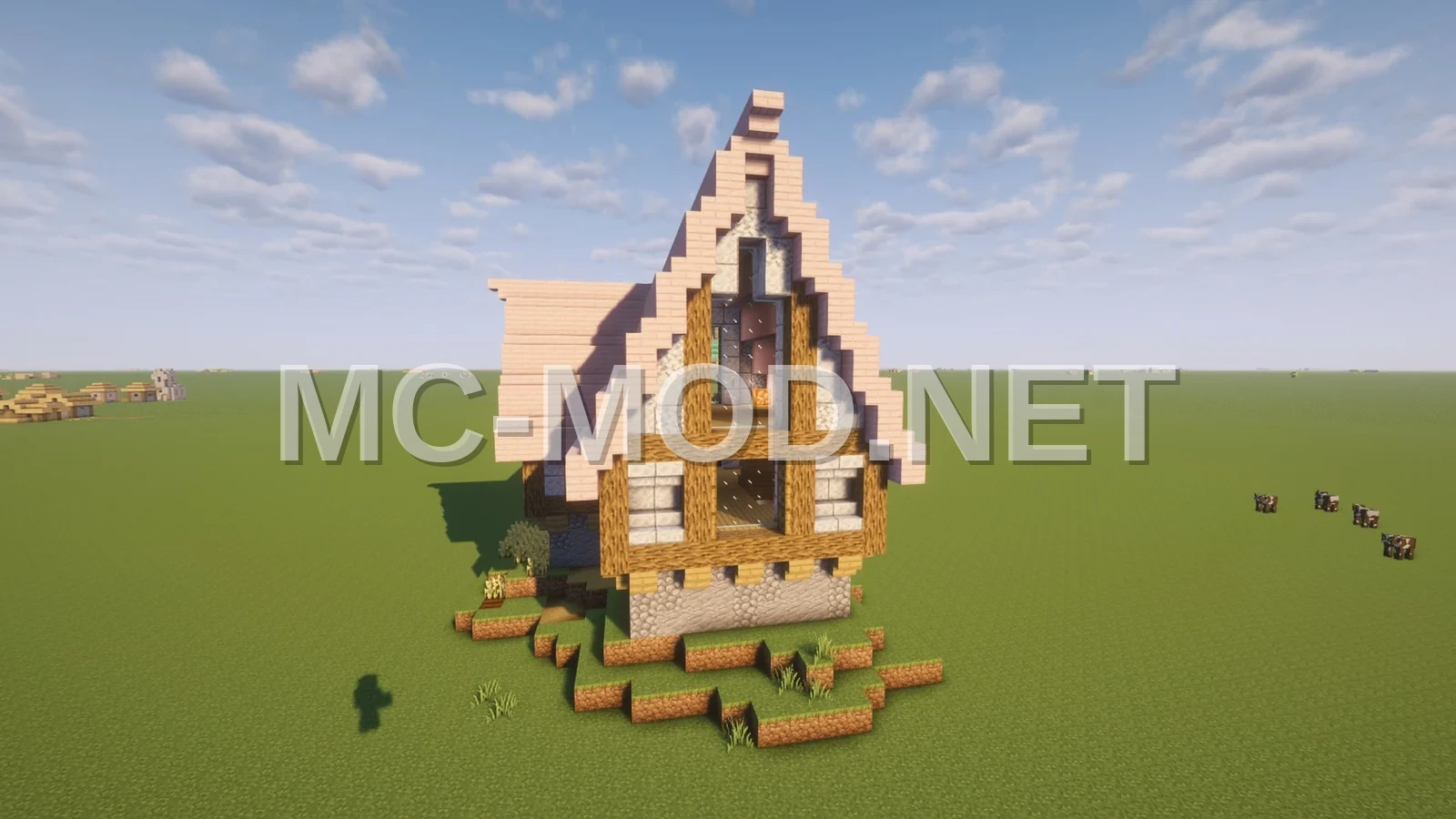 Pink Roof Starter House
