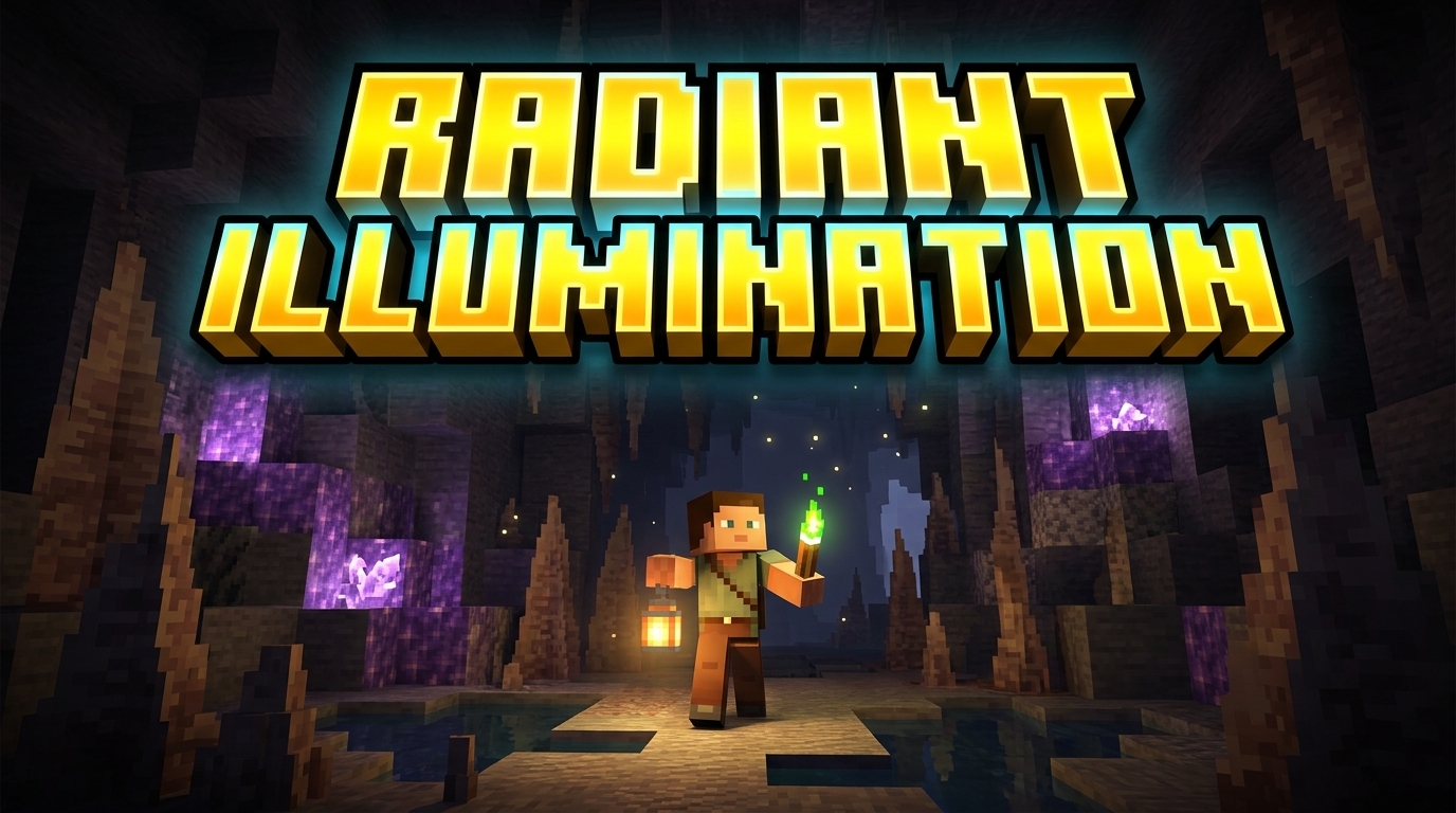 Radiant Illumination Dynamic Light Addon Minecraft Bedrock MCPE Thumbnail