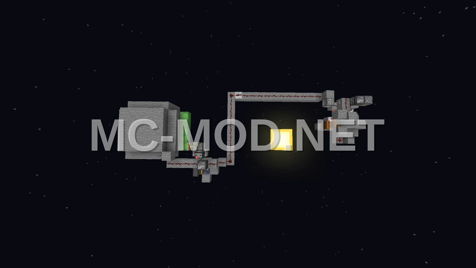 Redstone Railgun Base Structure