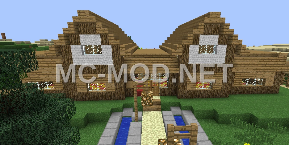 Small House with Garden Path