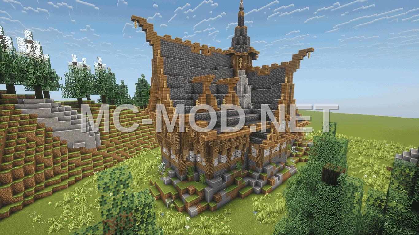 Spacious Medieval Home with Villager Breeder