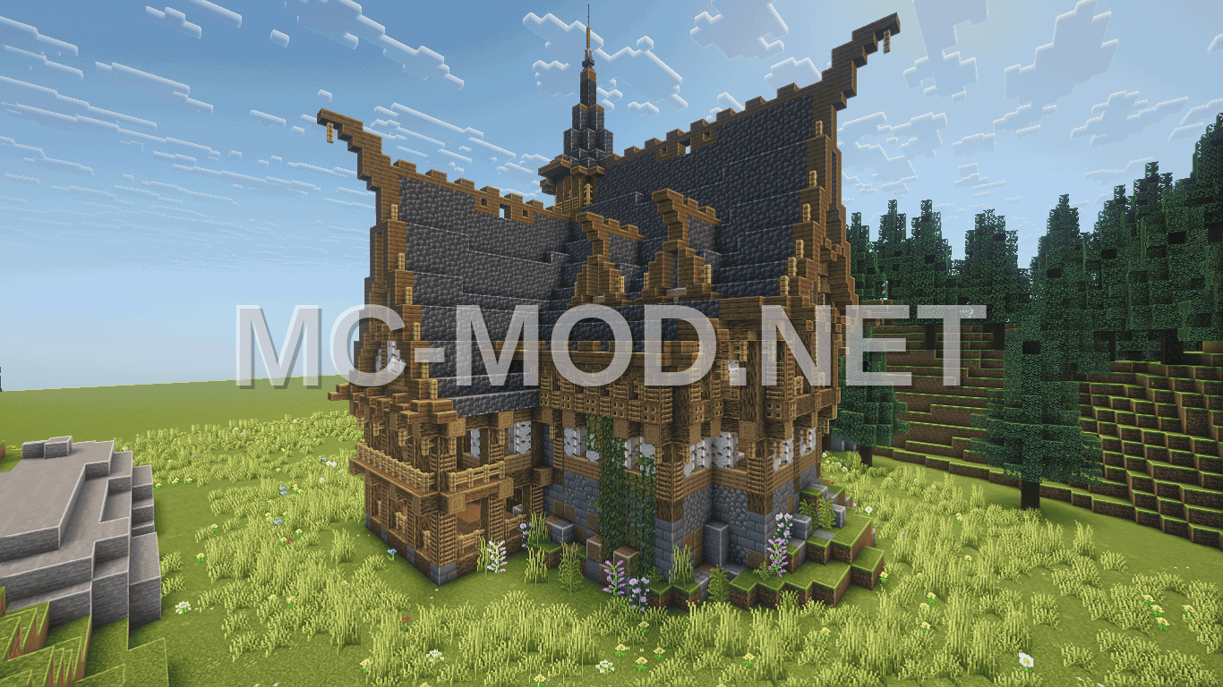 Spacious Medieval Home with Villager Breeder