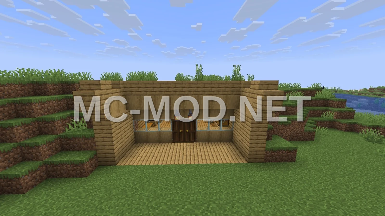 Underground Wooden House