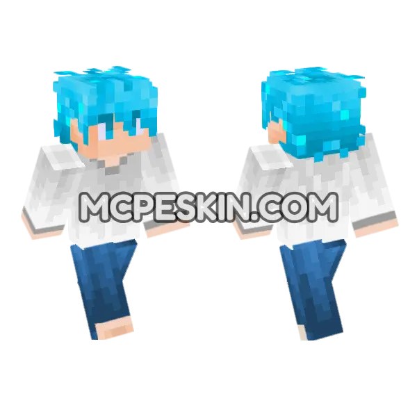 Aqua Hair Girl