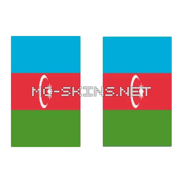 Azerbaijan Flag