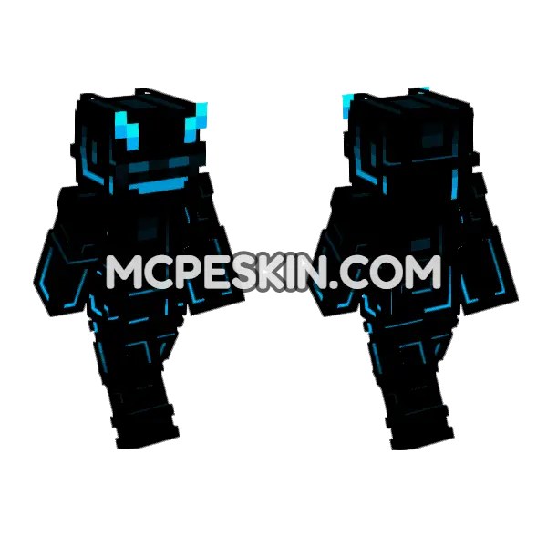Blue Glitch Skin