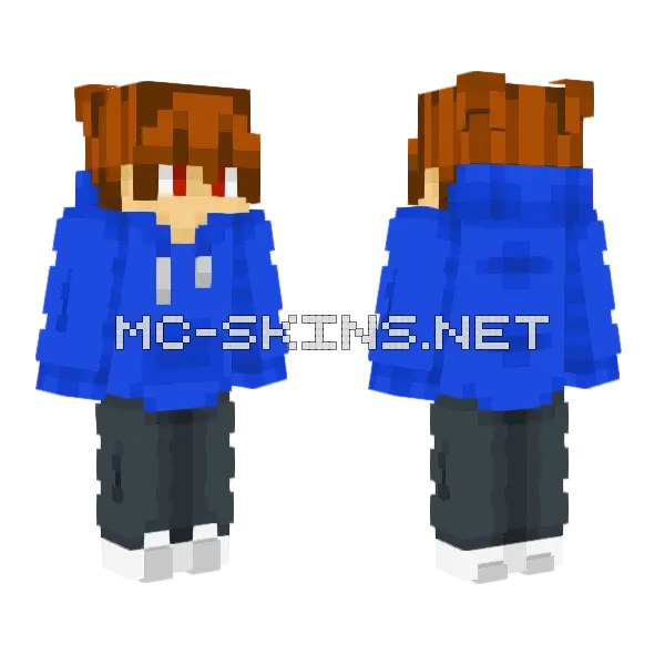 Blue Hoodie Boy