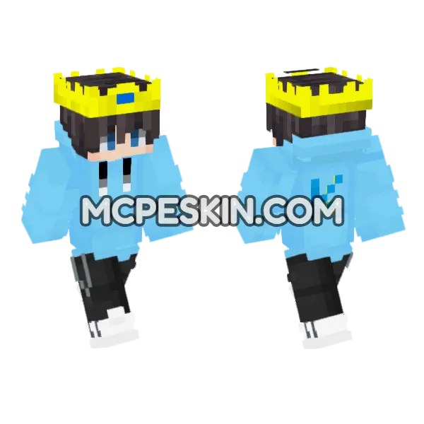 Blue Hoodie King Boy