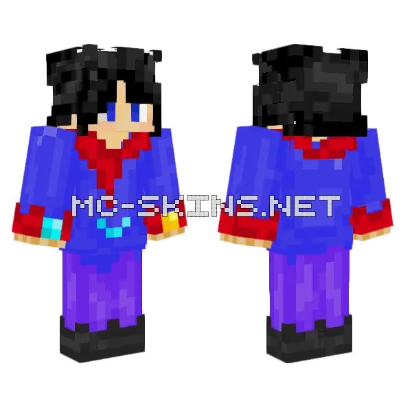 Blue Kimono Girl