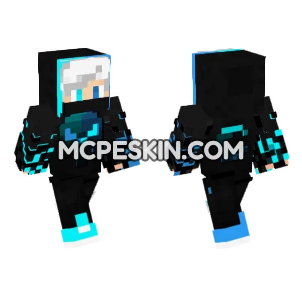 Blue Neon Cool Boy