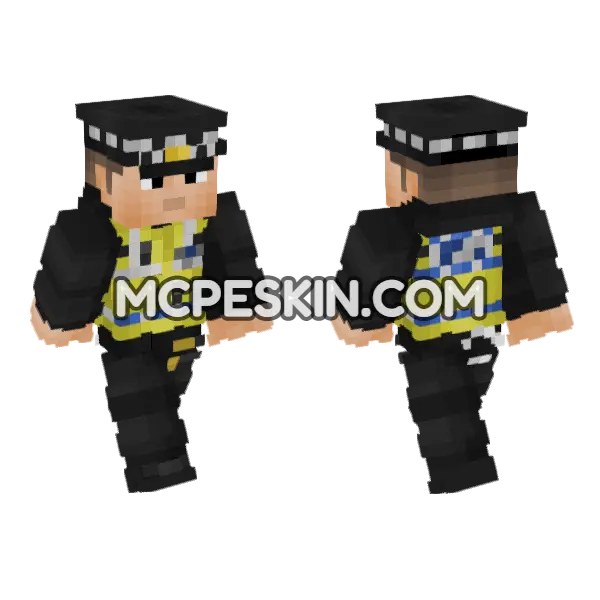 British Police Traffic Officer