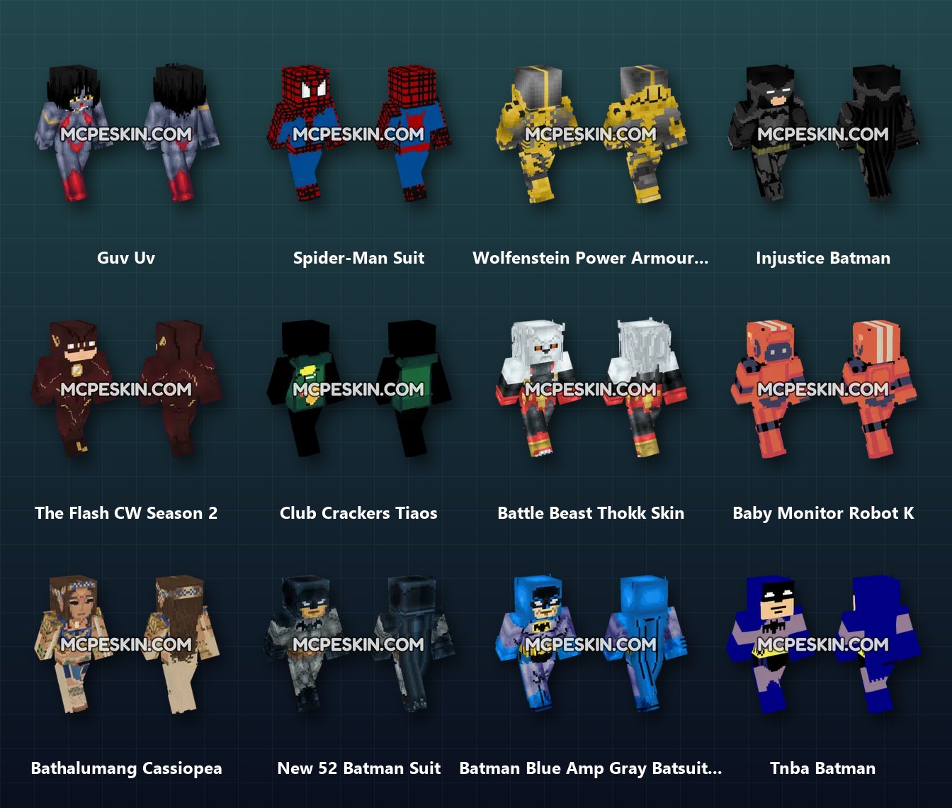 460+ Fantasy Skins Pack skins preview