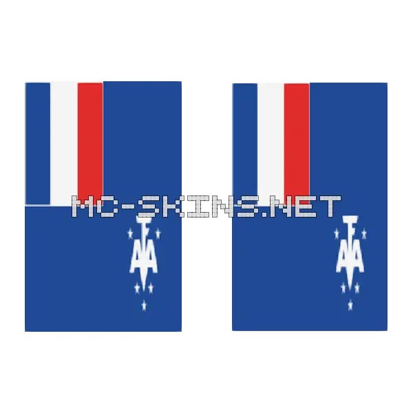 French Southern and Antarctic Lands Flag