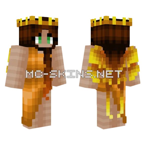 Girl Brunette Honey Color Wings