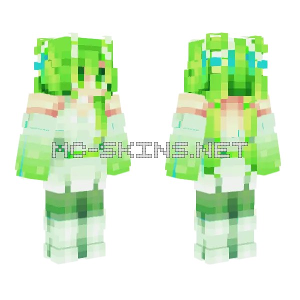 Green Anime Girl