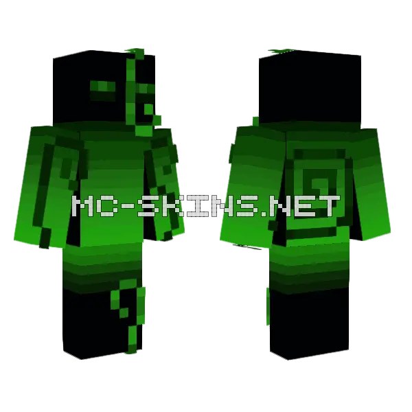 Green Black Hood