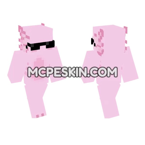 Pink Axolotl Skin