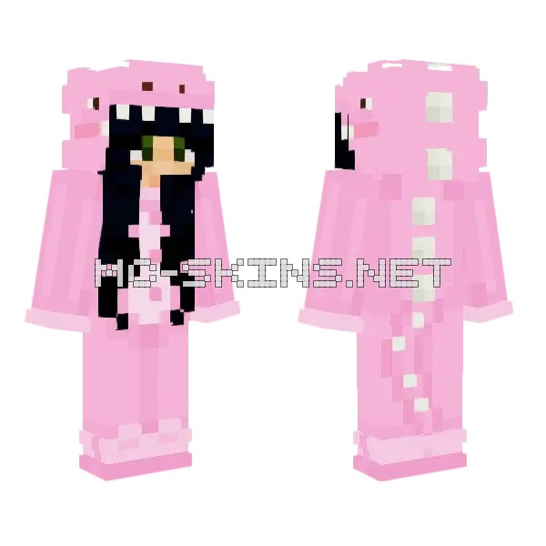 Pink Dino Girl