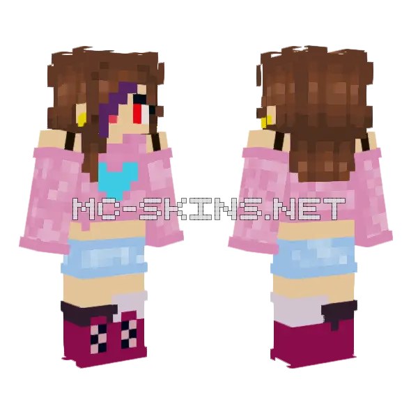 Pink Heart Dress Girl
