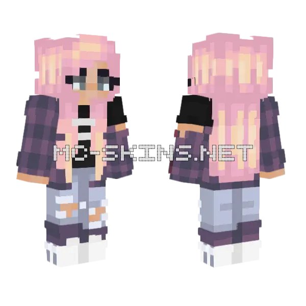 Pink Plaid Girl