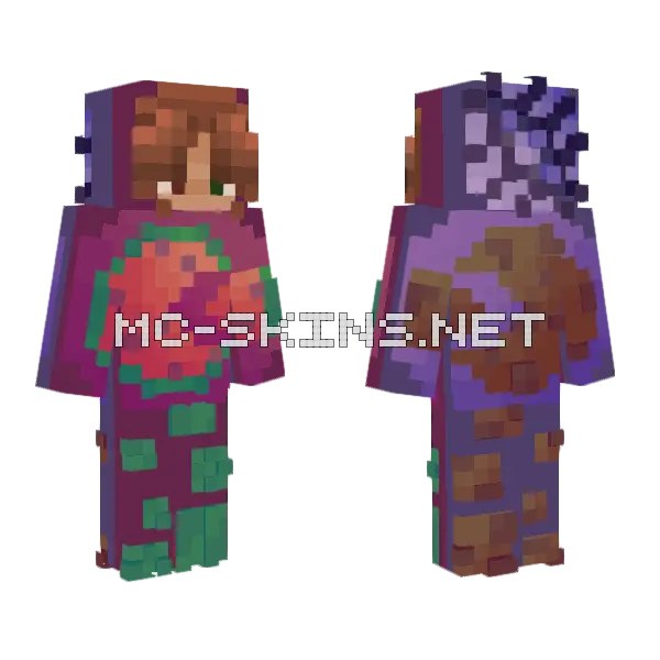 Purple and Brown Outfit
