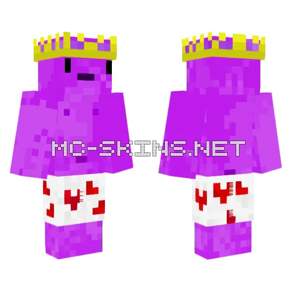Purple Blob Character