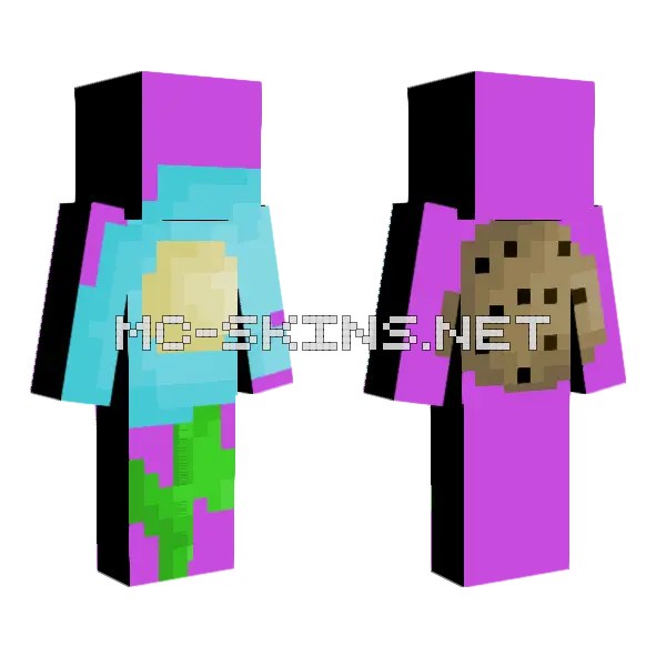 Purple Cookie Character