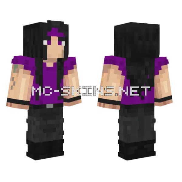 Purple Hair Hoodie