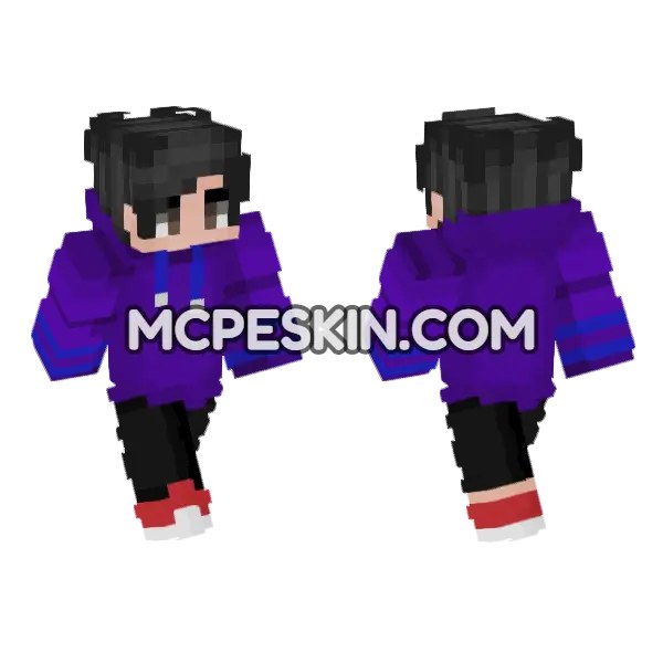 Purple Hoodie Boy