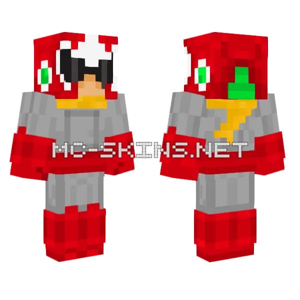 Red and Gray Hero