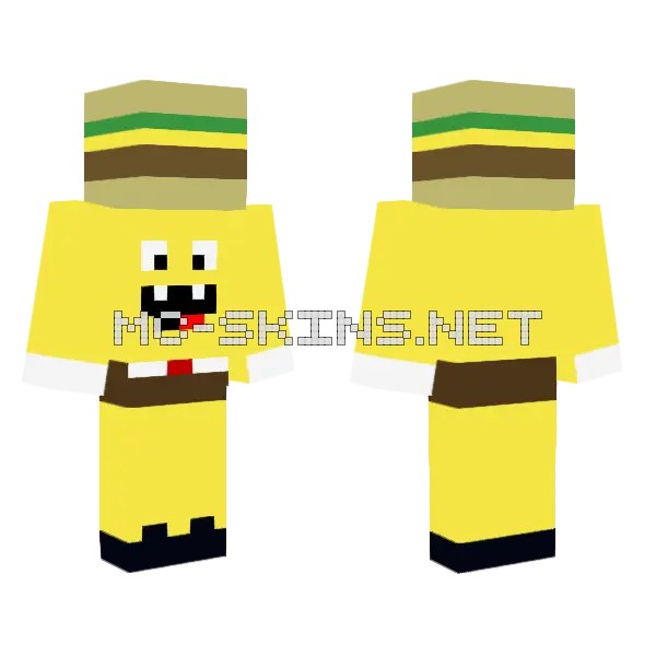 Spongebob Holding Burger