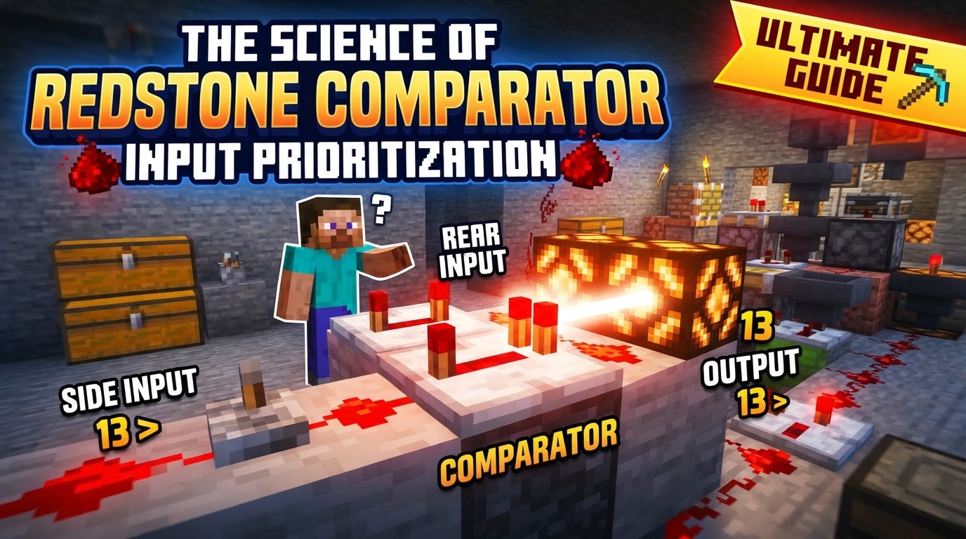 The Science of Redstone Comparator Input Prioritization - Mc-Mod.Net
